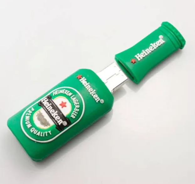 Heineken Bottle Shape 64GB Pen Drive