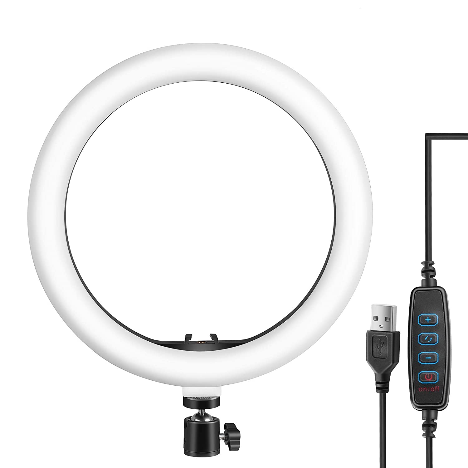 Portable LED Ring Light with Long Tripod Stand