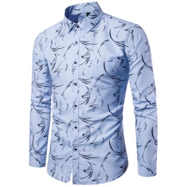 Cotton Floral Printed Shirt for Men
