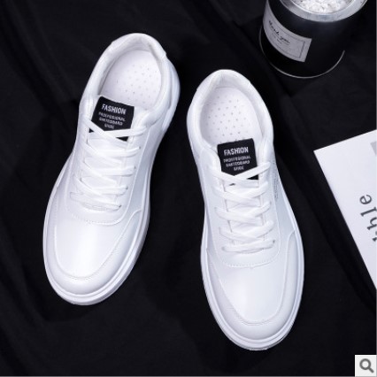 Artificial PU Round Head Sneakers
