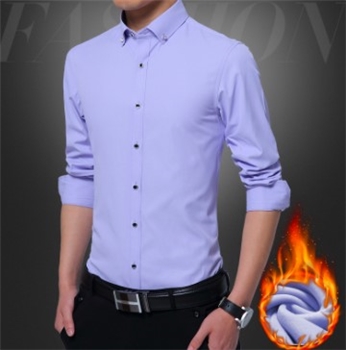 Cotton Solid Color Long Sleeve shirt