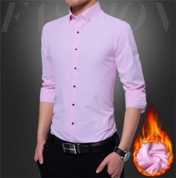Cotton Solid Color Long Sleeve shirt