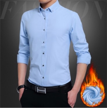 Cotton Solid Color Long Sleeve shirt