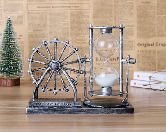 Retro Ferris Wheel Quicksand Hourglass Decoration
