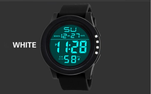 Solid Color Led Electronic Watch