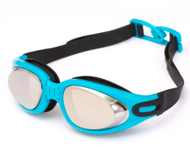 Colorful Electroplating Hd Waterproof and Anti-Fog Swimming Goggles