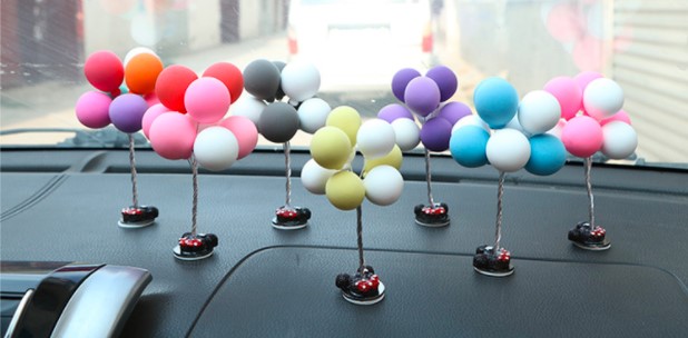 Creative Soft Clay Confession Balloon for Car Accessories