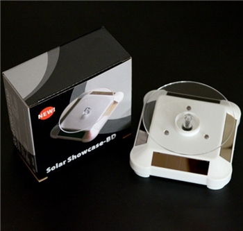 360 Degree Rotating Colorful Led Solar Power Display Stand