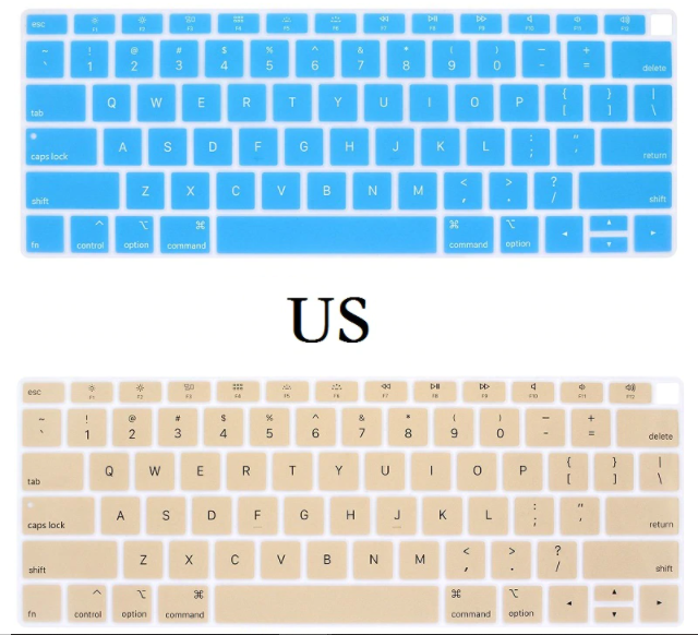 US Silicon Keyboard Cover for Macbook Air 13 2018 A1932