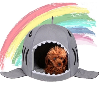 Shark Shape Bed for Pets - Medium Size