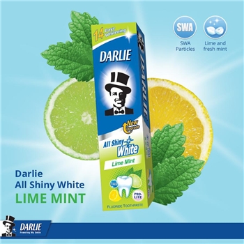 Darlie - Pro Lite All Shiny White Lime Mint Fluoride Toothpaste 2 x 140g