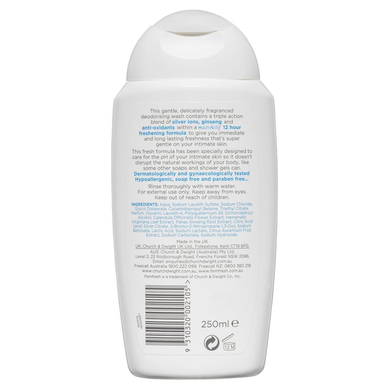 Femfresh - Ultimate Care Active Fresh Wash 250ml