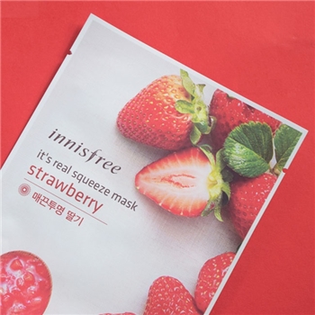 Innisfree Its Real Strawberry Mask 3 Pcs