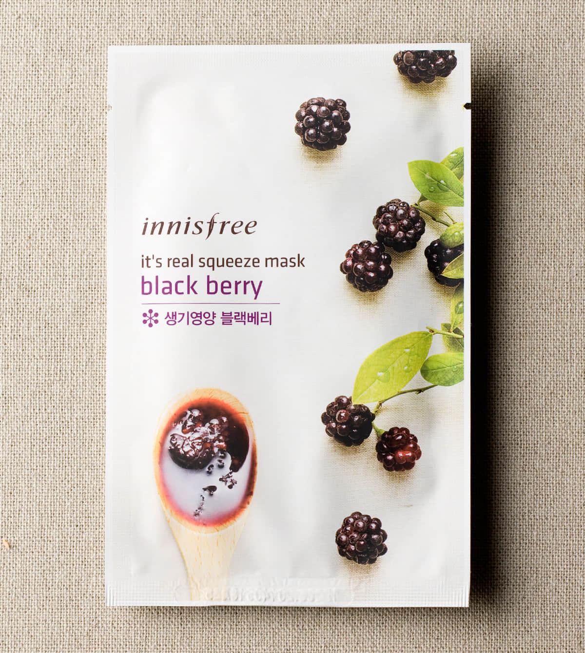Innisfree Its Real Squeeze Black Berry Mask 5 Pcs