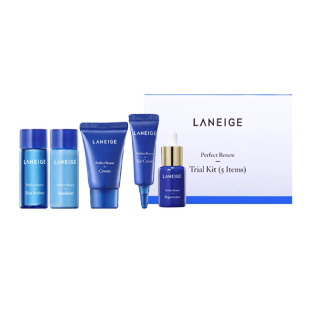 Laneige Perfect Renew Trial Kit Set - 5 Items