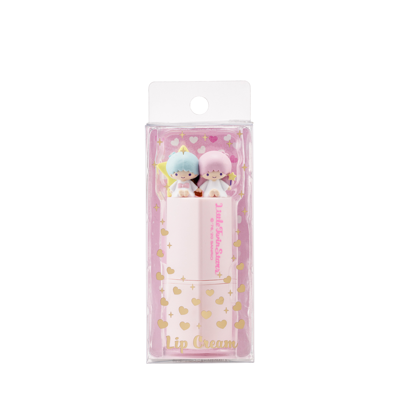 Sanrio Little Twin Stars Heart Lip Cream - Peach 3g