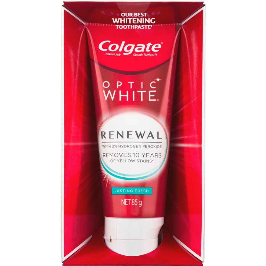 Colgate - Optic White Renewal Teeth Whitening Toothpaste 85g