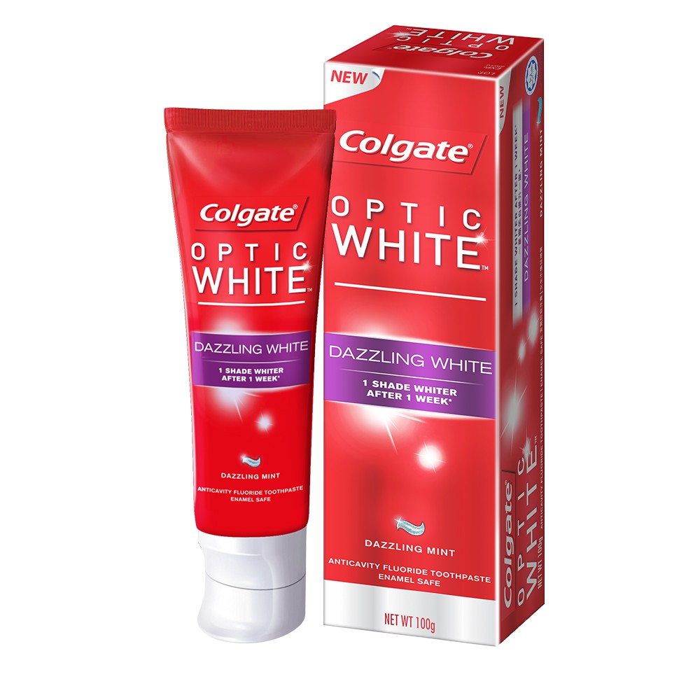 Colgate - Optic White Dazzling Mint Toothpaste 100g