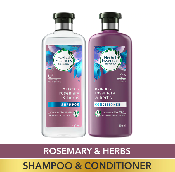 Herbal Essences Bio Renew Rosemary Shampoo and Conditioner 400ml