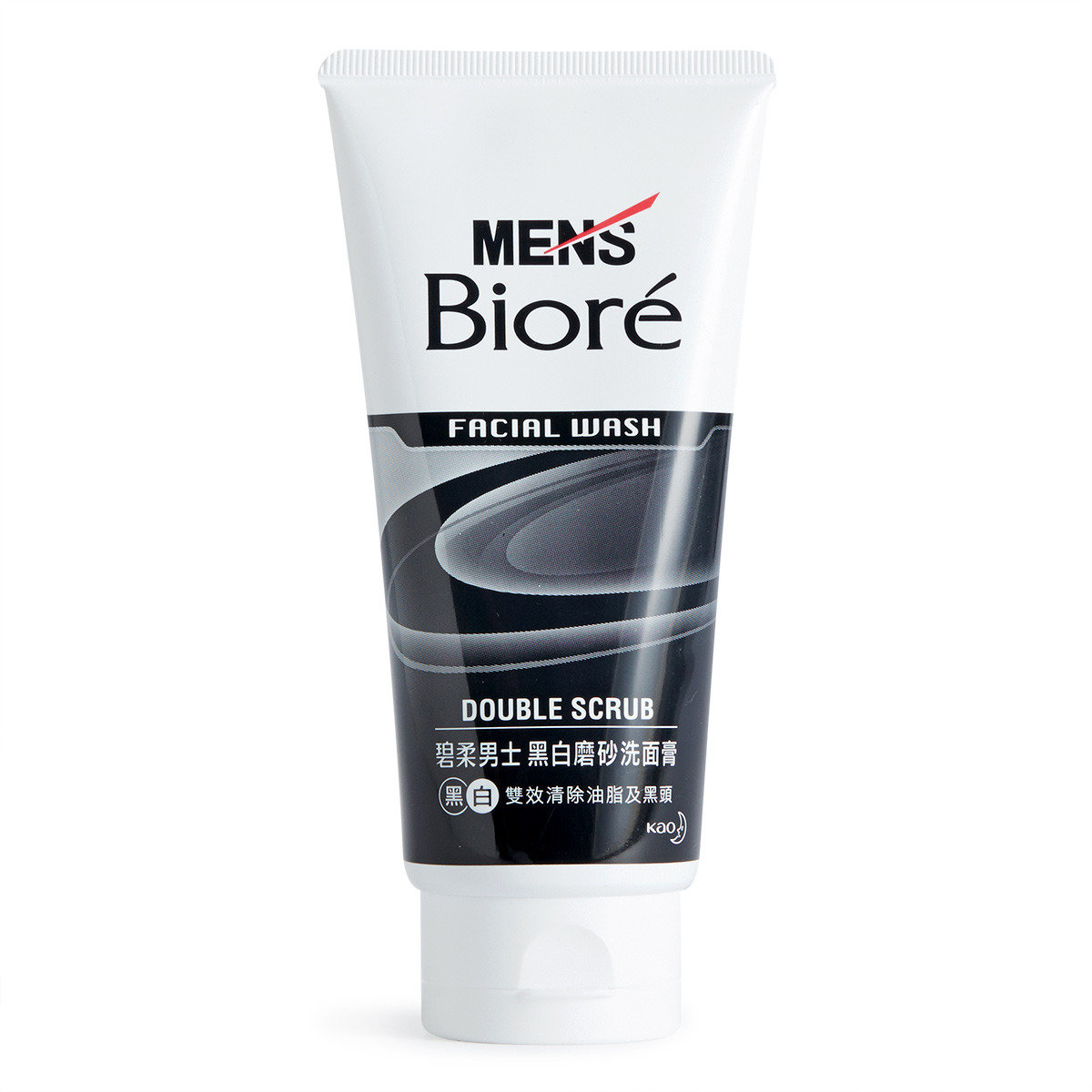 Biore - Mens Black and White Facial Scrub 100g