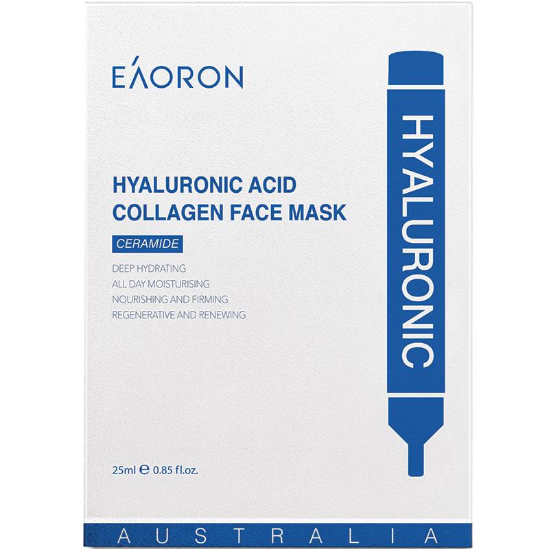 Eaoran - Hyaluronic Acid Collagen Face Mask 5pc