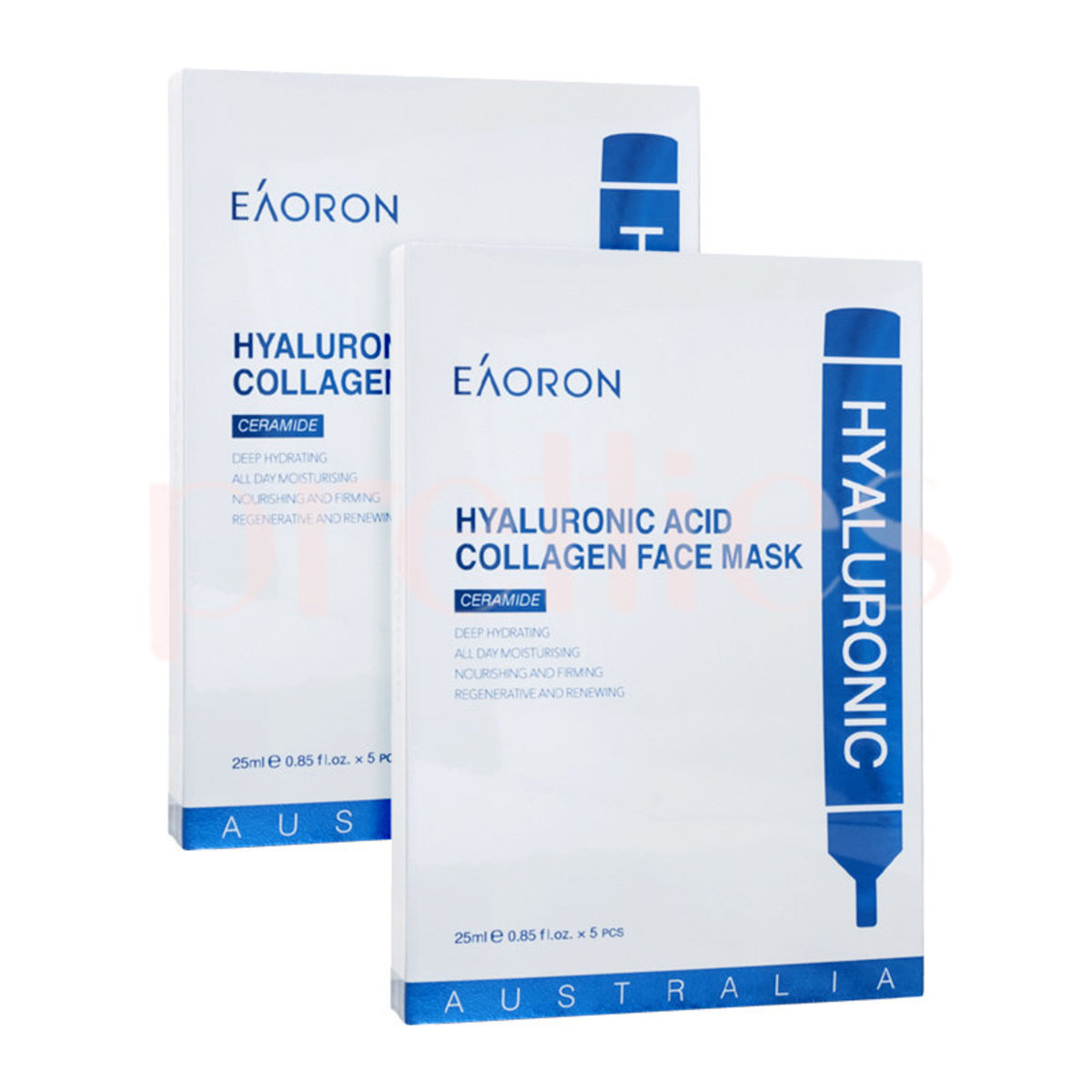Eaoran - Hyaluronic Acid Collagen Face Mask 5pc