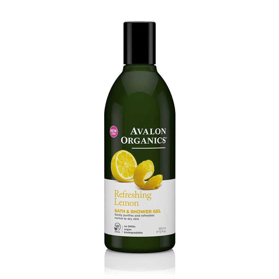 Avalon Organics - Lemon Bath and Shower Gel 12 oz