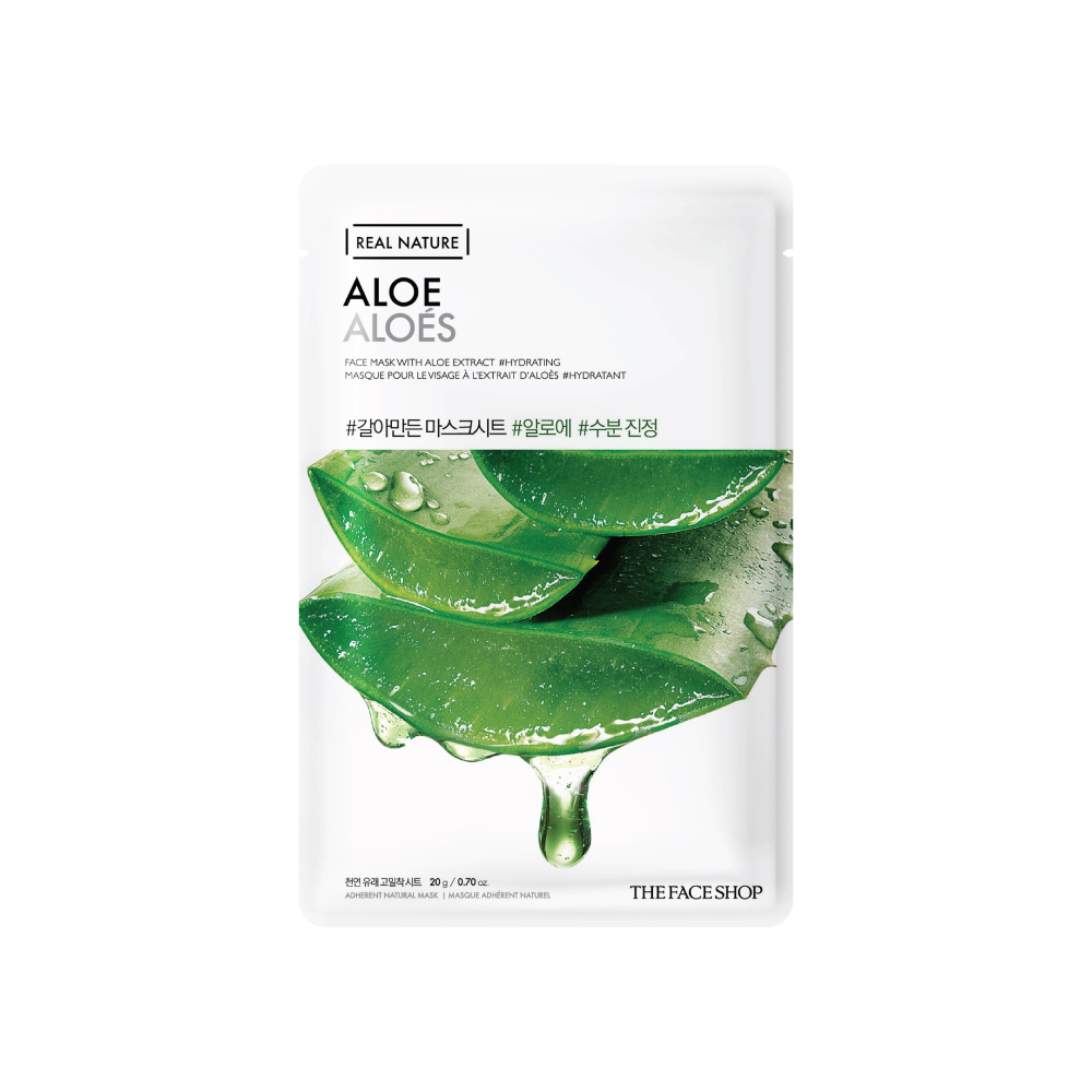 The Face Shop - Real Nature Aloe Face Mask 03 Sheets
