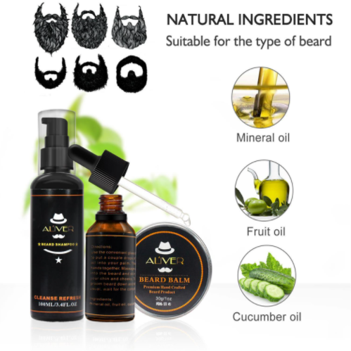 Aliver Beard Care Kit for Mens