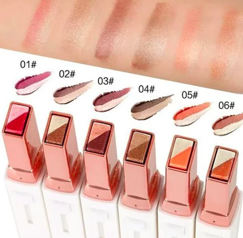 NOVO Double Color Shimmer Eyeshadow Stick No 4