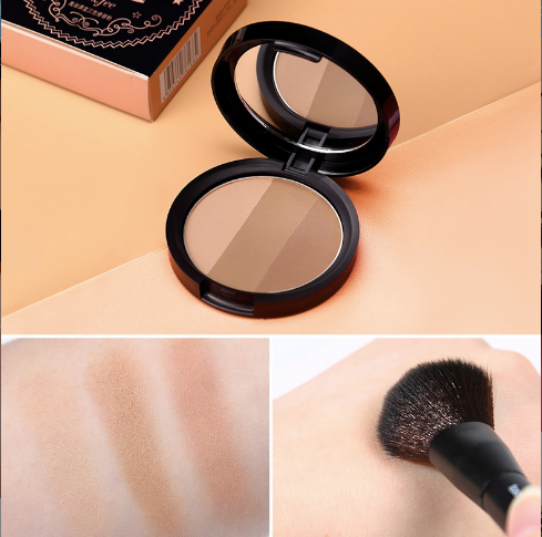 Tricolor Face Bronzer for Women