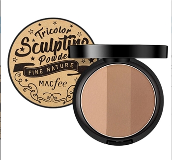 Tricolor Face Bronzer for Women