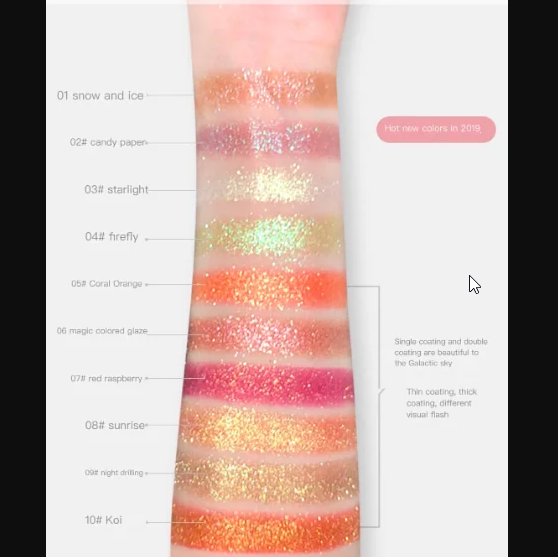 Night Drilling Shimmer Glitter Eye Shadow