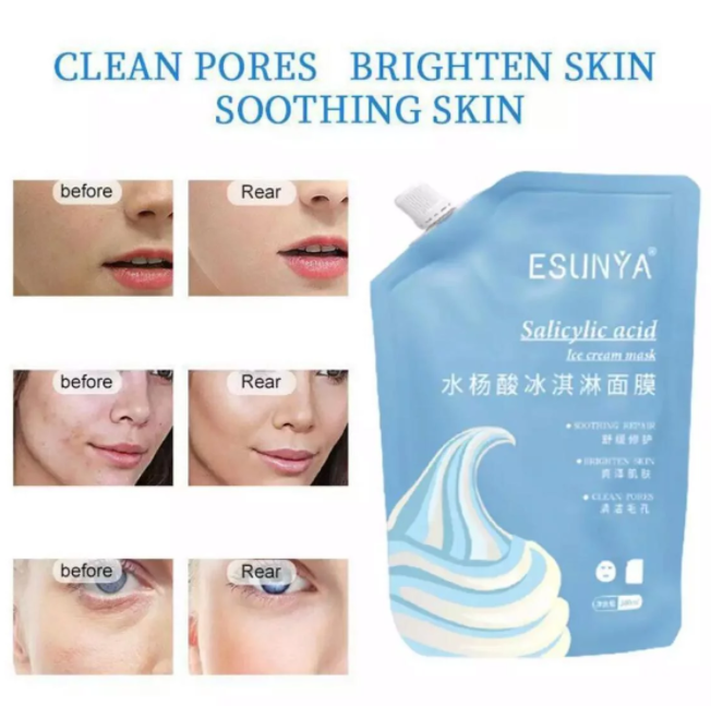 Salicylic Acid Ice Cream Sleeping Mask 300ml x 3