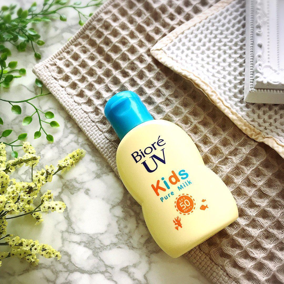 Biore UV Kids Pure Milk Sunscreen SPF50 70g