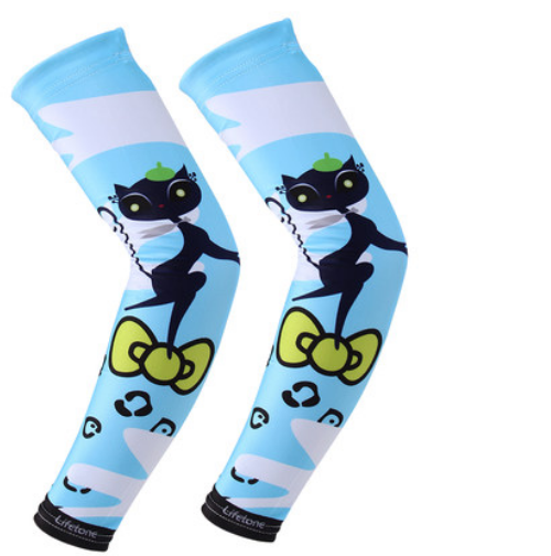 Tattoo Cat Women Polyester Arm Warmer Sun Protection for Women