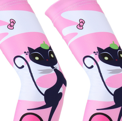 Tattoo Cat Women Polyester Arm Warmer Sun Protection for Women