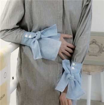 Lace Bow Cotton Decorated Hand Cuffs for Women