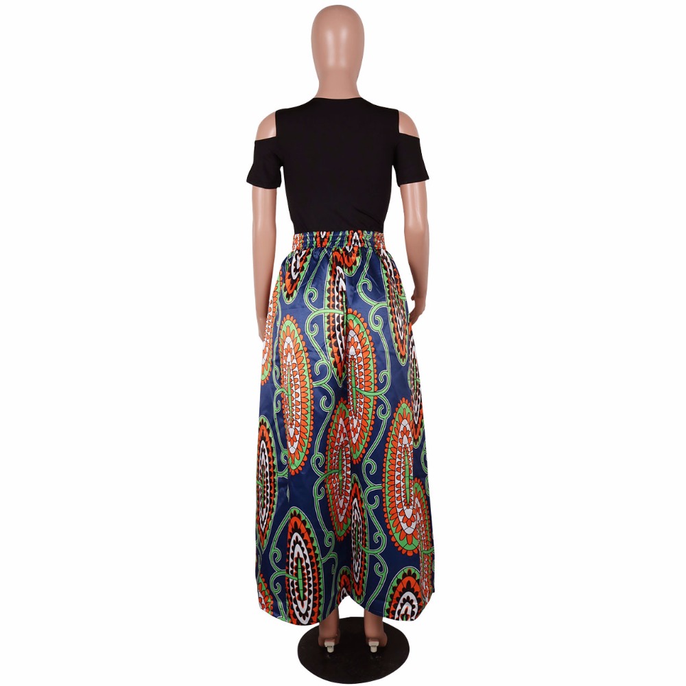 Multicolour Polyester Paisley print Long Women Dress