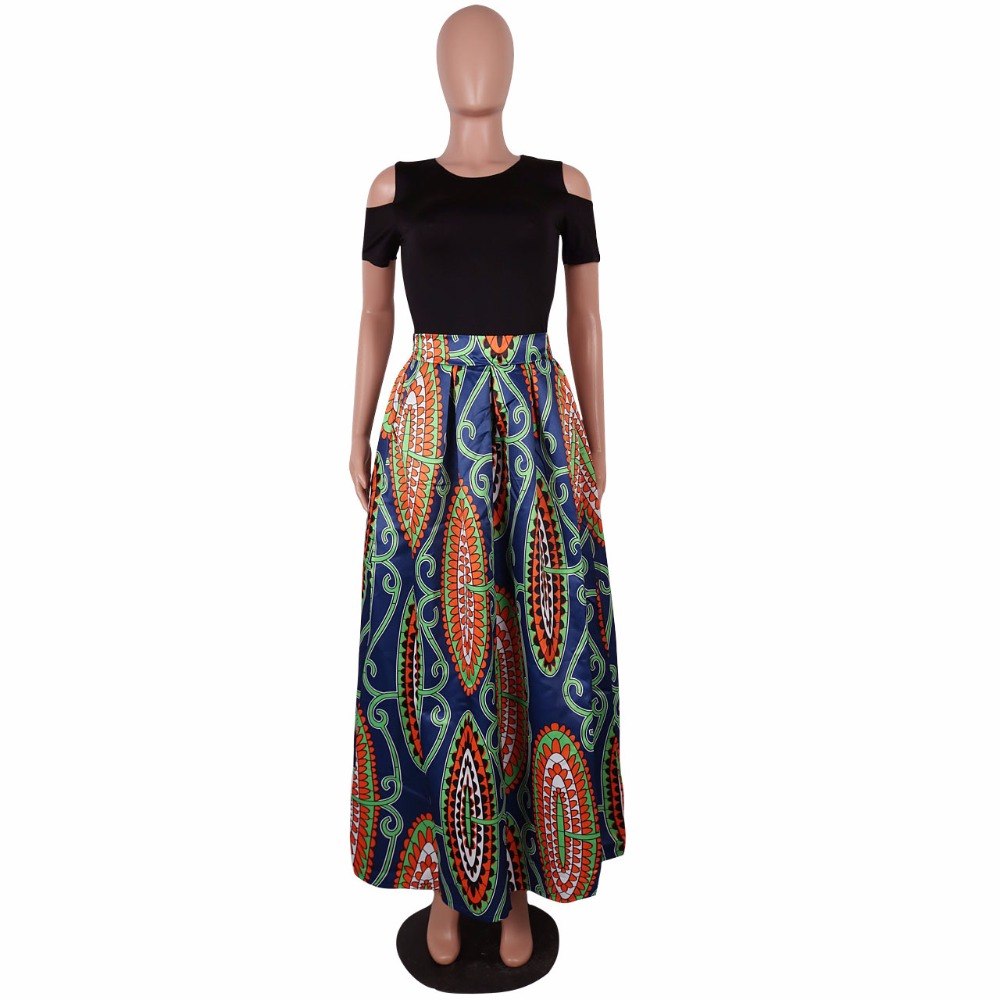 Multicolour Polyester Paisley print Long Women Dress