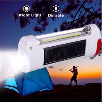 White Plastic Waterproof LED Flash Light