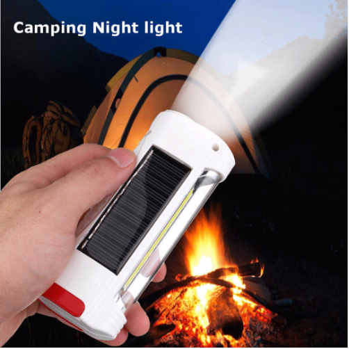 White Plastic Waterproof LED Flash Light