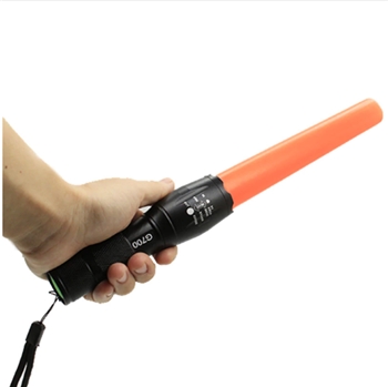 Black Aluminium Strong Range Outdoor LED Flash Light