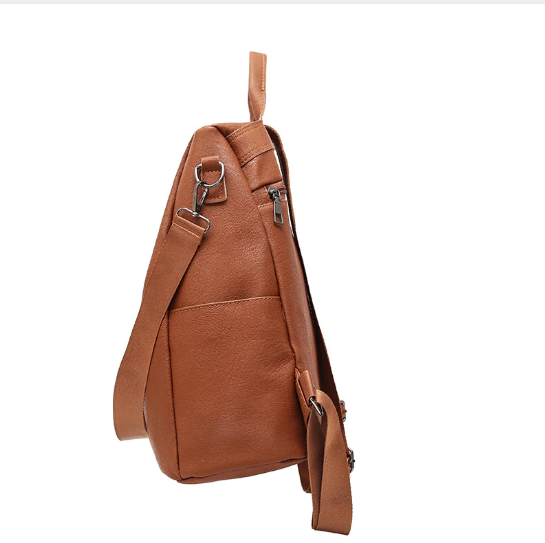 PU Soft Leather Multi-Purpose Backpacks for Women