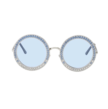 Alloy Poly-carbonate Round Sunglasses for Women