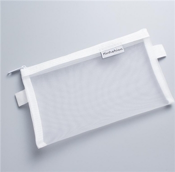 Simple Transparent Nylon Large Pencil Case