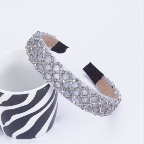 Alloy Rhinestone Beaded Hair Band for Women