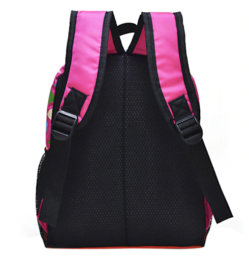 Multi Color Nylon Colorful Triangle Design Pattern Shoulder Bag For Girls