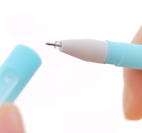 12 Piece per Box Creative Student Plastic Black Ink Gel Pen