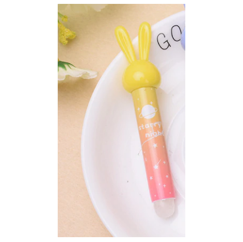 10 Piece per Box Rubber Bunny Style Pencil Eraser